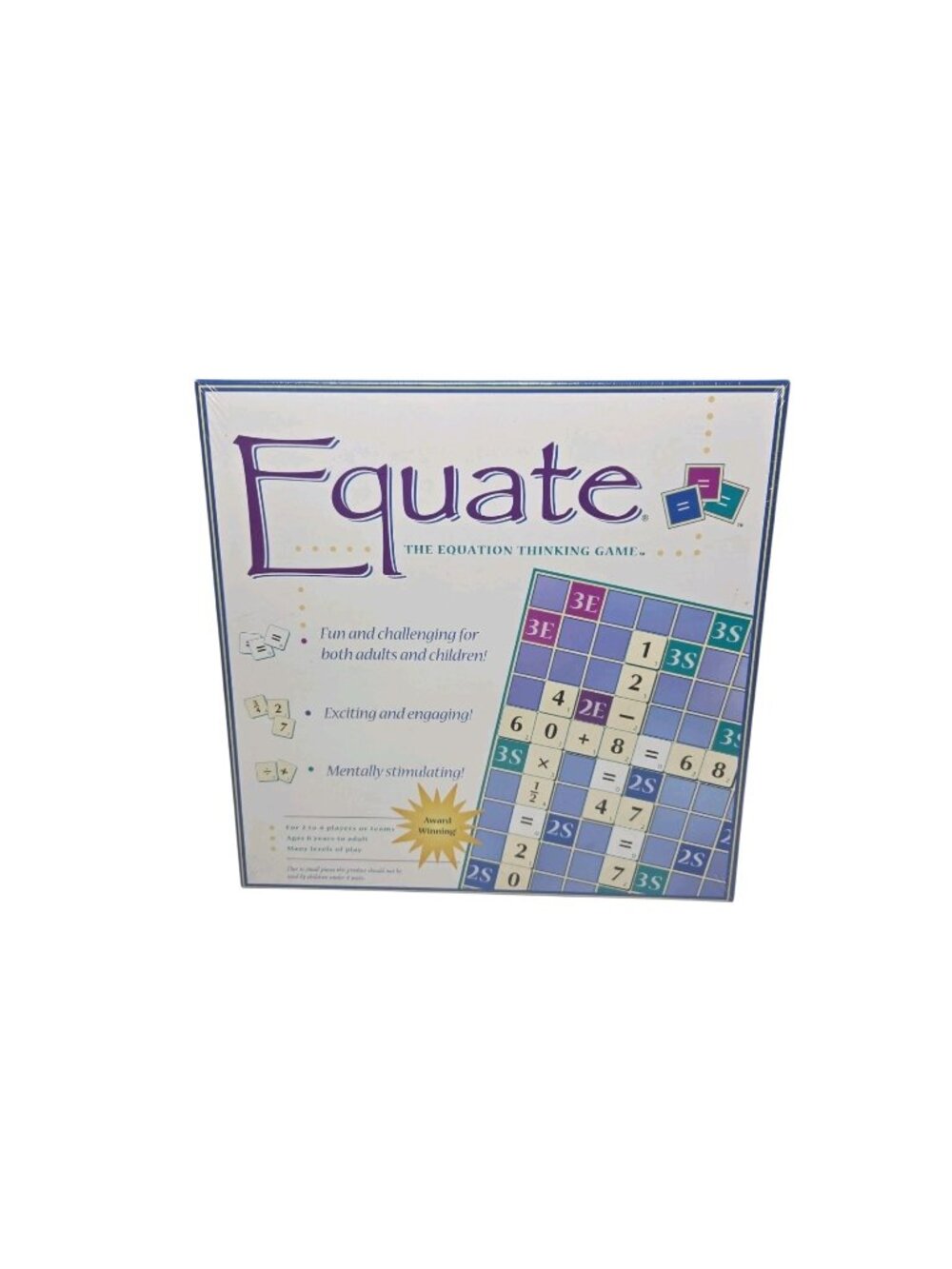 Equate The Equation Thinking Game Math Board Game Educational NEW SEALED